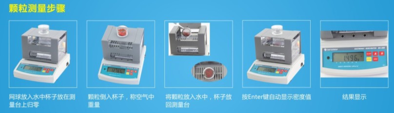塑料顆粒比重計(jì)測試步驟